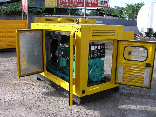 New canopy type diesel generator set