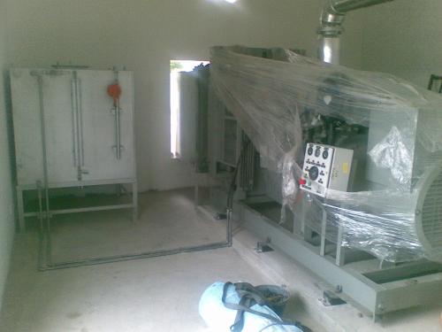Install a new diesel generator set at the site