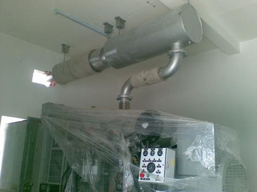 Install a new diesel generator set at the site