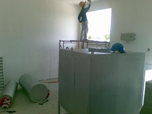 Install a new diesel generator set at the site