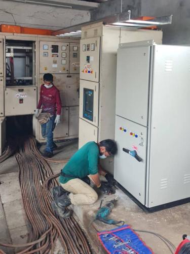 Install new main switch board & auto change over switch