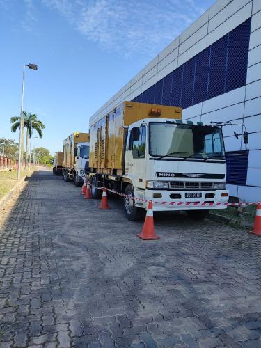 Temporary supply for building