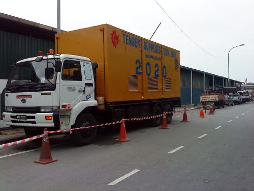 Temporary supply for factory