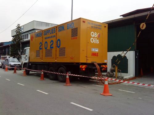 Temporary supply for factory