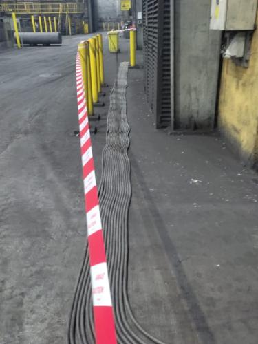 Temporary supply for factory