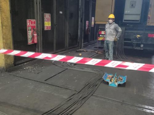Temporary supply for factory